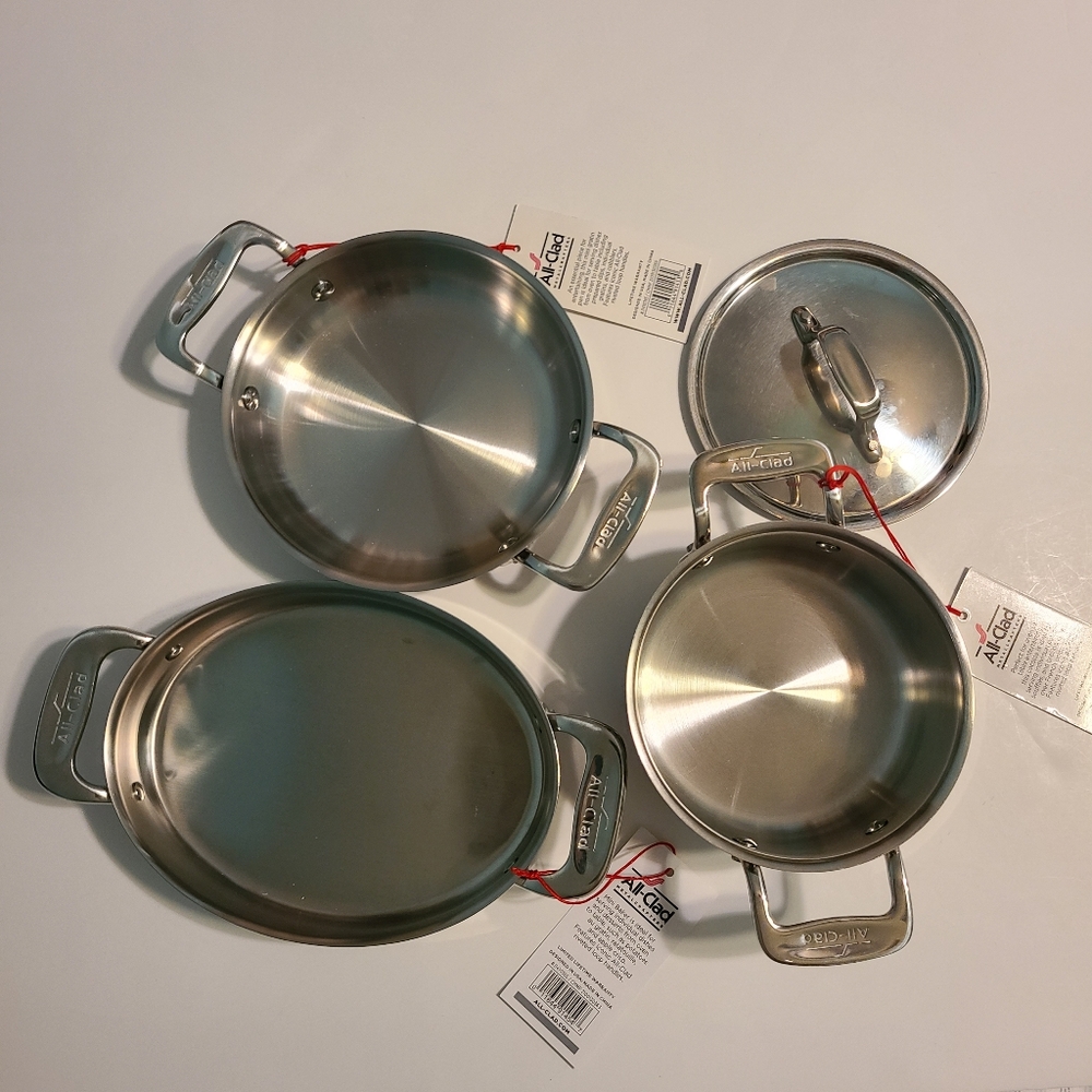 All-Clad Mini Stainless Steel Pans 3 Piece Set